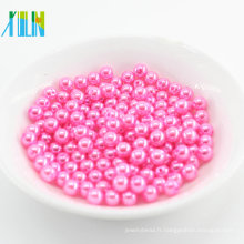 Chine Approvisionnement en usine lâche ronde Perles en plastique de perle de Faux pour le mariage bricolage bijoux accessoires
